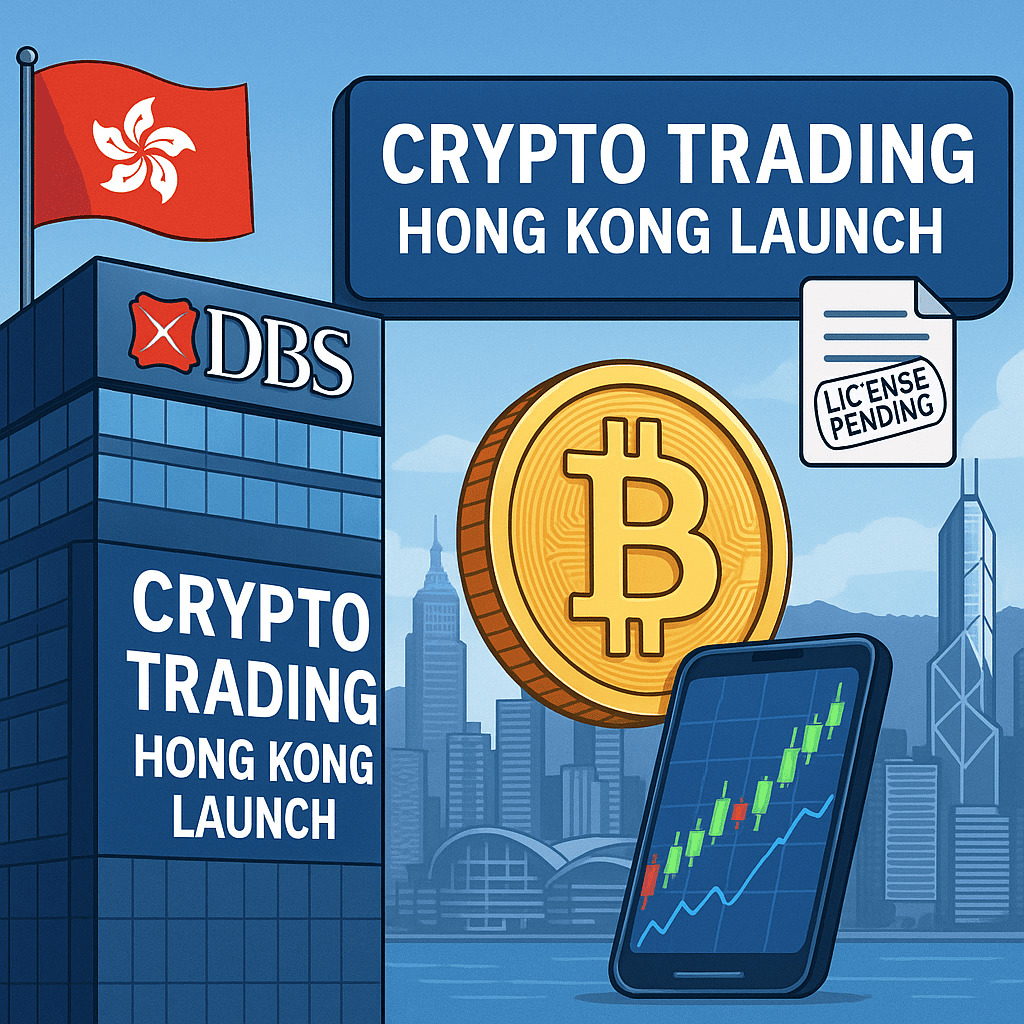 dbs bank DBS Bank rozširuje svoje kryptografické služby do Hongkongu, pričom plánuje získať licenciu na obchodovanie s digitálnymi aktívami.