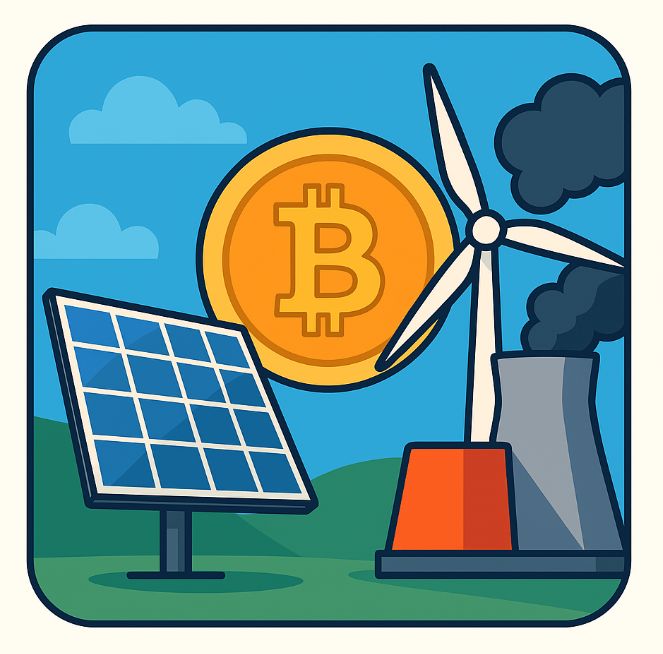 Bitcoin sa stáva ekologickejší. Zdroj: ChatGPT
