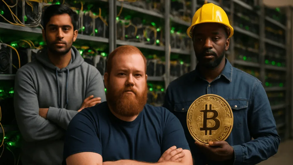 Bitcoinoví ťažiari odmietajú predávať. Zdroj: sora.chatgpt.com Bitcoinoví ťažiari odmietajú predávať. Zdroj: sora.chatgpt.com