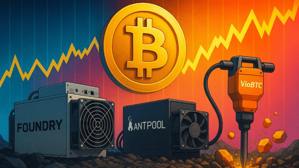 Bitcoinoví ťažiari uzavreli rekordný mesiac. Zdroj: sora.chatgpt.com Bitcoinoví ťažiari uzavreli rekordný mesiac