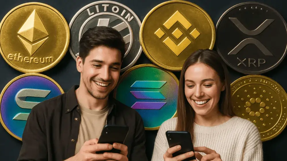 Kryptomeny vstúpili do sezóny altcoinov. Zdroj: sora.chatgpt.com Kryptomeny vstúpili do sezóny altcoinov