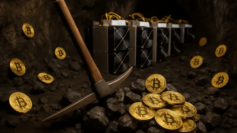 Bitcoin a jeho ťažba sa zásadne menia. Zdroj: sora.chatgpt.com Bitcoin a jeho ťažba sa zásadne menia