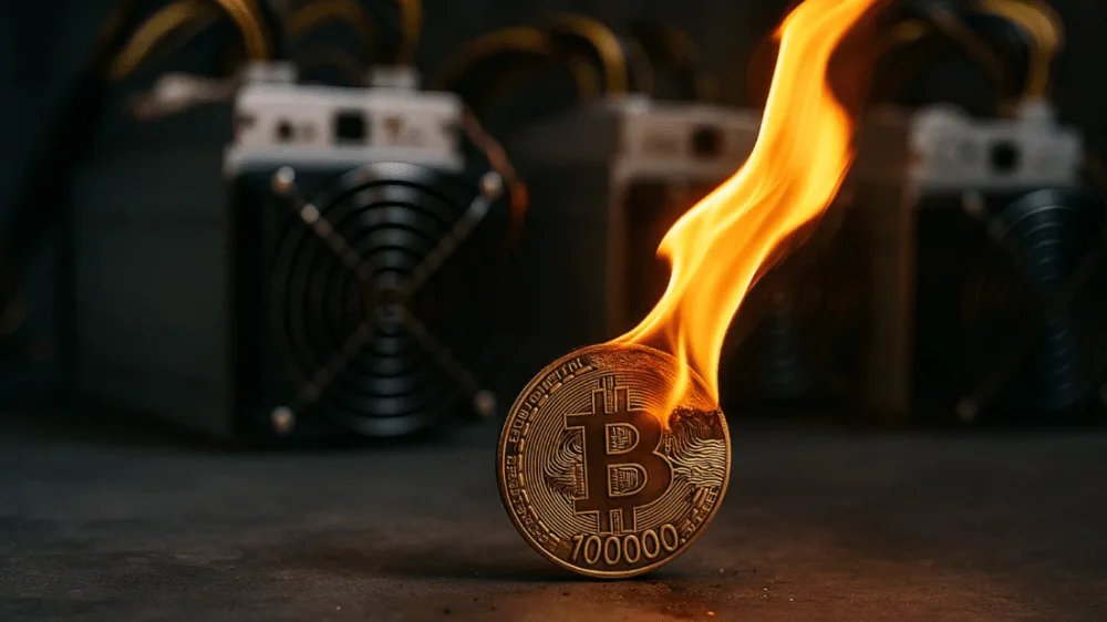 Bitcoin padá na 100 000 dolarů