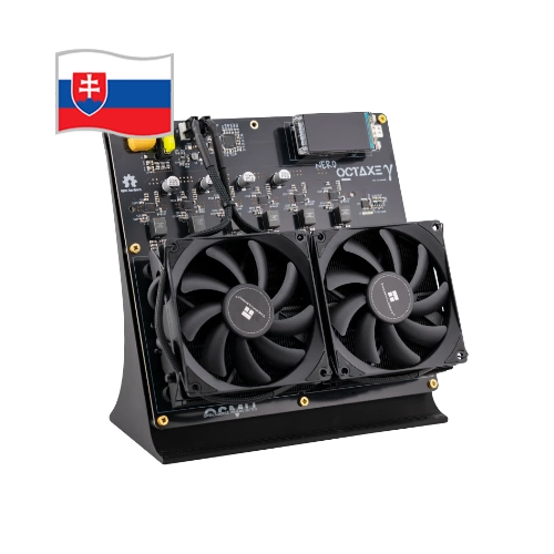 NerdMiner NerdOCTAxe Rev 3.1 12 THs Bitcoin miner Výkonný ASIC miner NerdMiner NerdOCTAxe Rev 3.1 12 THs na Bitcoin