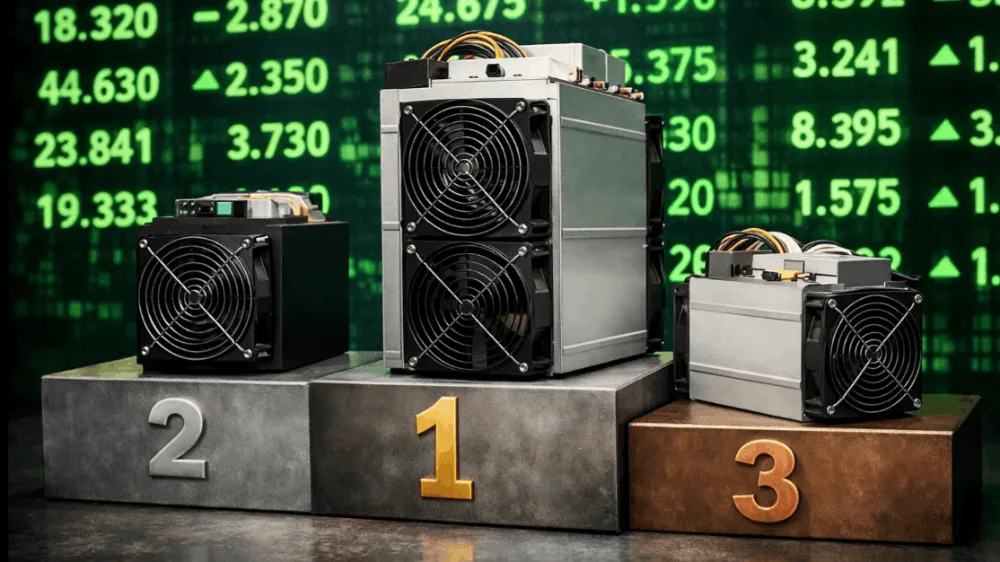 Top 3 najziskovejšie ASIC minery