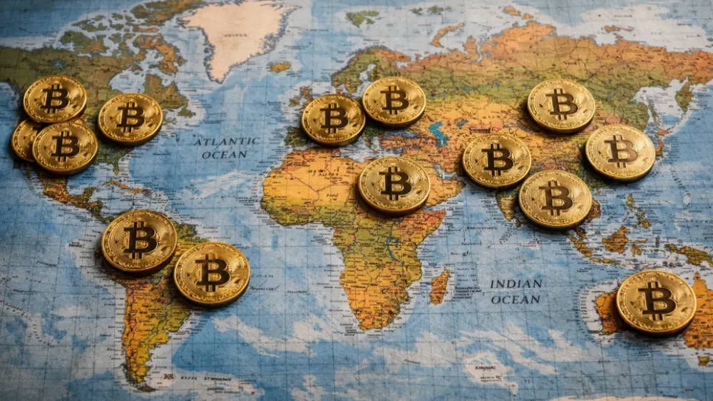 Ťažba Bitcoinu nie je decentralizovaná ako sa zdá. Zdroj: sora.chatgpt.com Ťažba Bitcoinu nie je decentralizovaná ako sa zdá