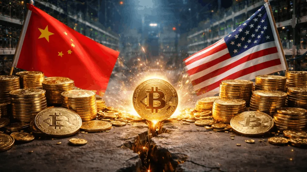 Ťažba Bitcoinu v súboji Čína vs USA