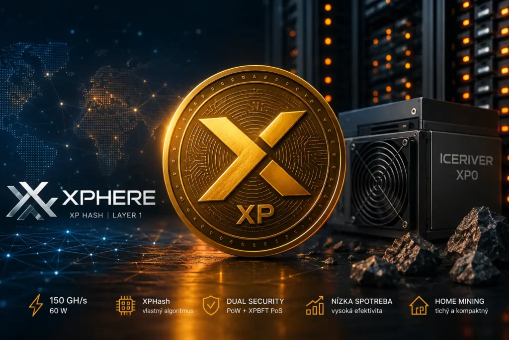 Xphere (XP) miner IceRiver XP0 na ťažbu kryptomeny