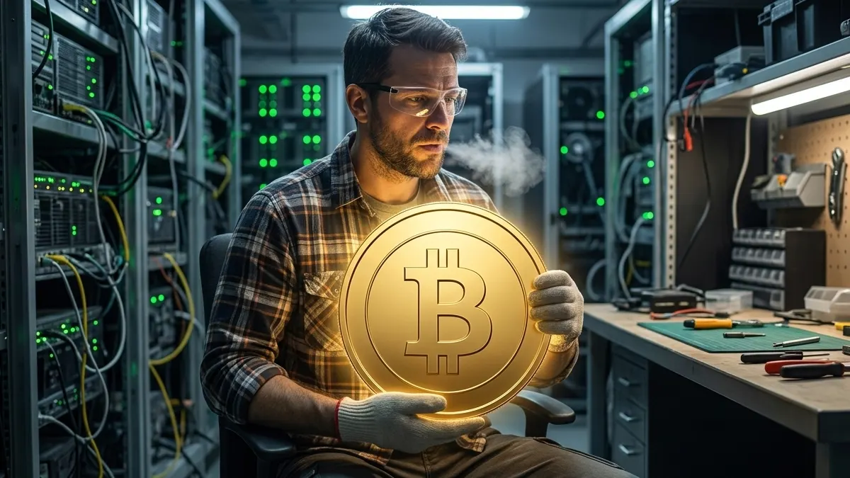 Bitcoin zaznamenal rekordný pokles náročnosti ťažby. Zdroj: gemini.google.com Bitcoin zaznamenal rekordný pokles náročnosti ťažby
