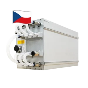 Výkonný ASIC miner Antminer S21+ Hydro 338 THs na Bitcoin