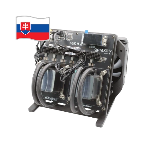 NerdMiner NerdOCTAxe Rev 3.1 Hydro 13,8 THs Bitcoin miner Výkonný ASIC miner NerdMiner NerdOCTAxe Rev 3.1 Hydro 13,8 THs na Bitcoin